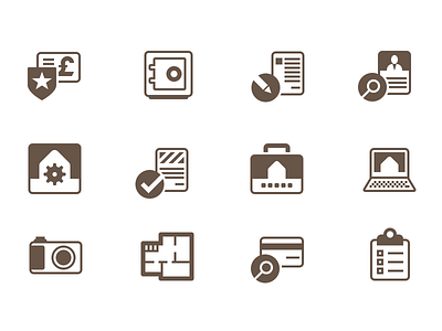 Rentify Iconography glyph iconfactory simple web website