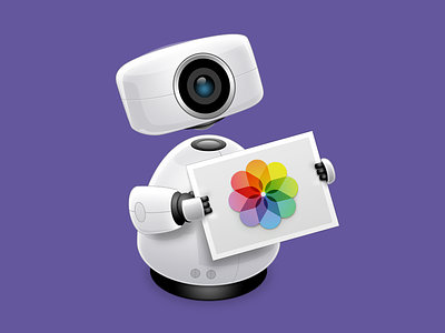 PowerPhotos for Mac OS X app desktop iconfactory mac os x robot yosemite
