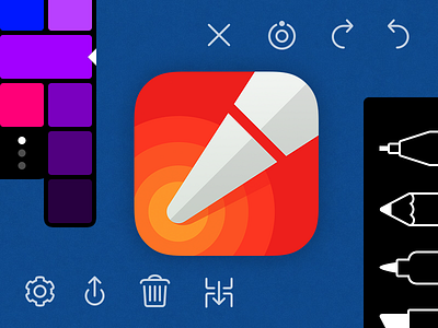 Pixel Perfect Linea UI Elements app app store drawing iconfactory icons interface ipad linea sketching