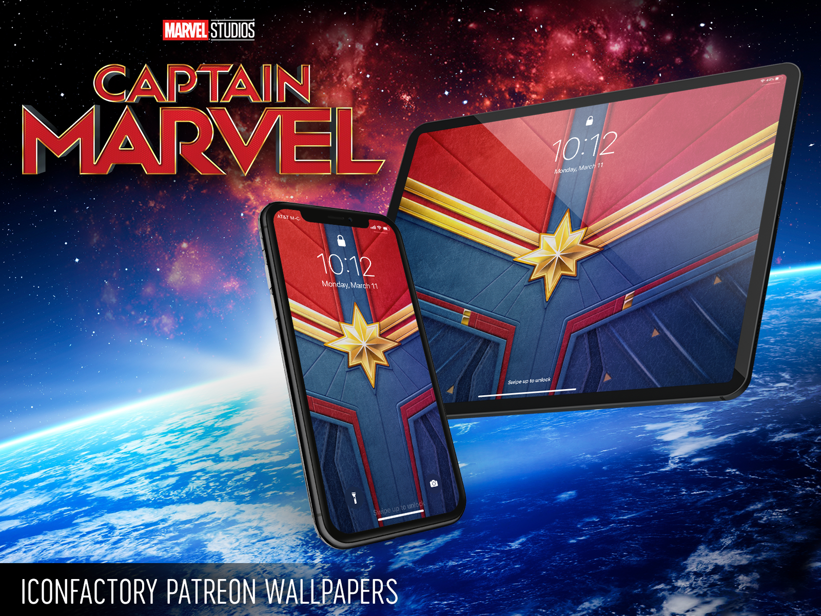Captain Marvel Wallpaper By Iconfactory On Dribbble Images, Photos, Reviews