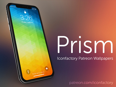Prism Wallpaper bright colorful desktop geometric iconfactory ipad iphone macos rainbow