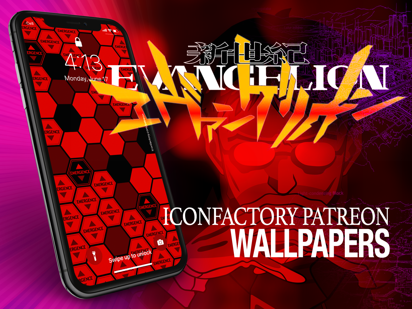 Evangelion Emergence Wallpaper by Iconfactory on Dribbble