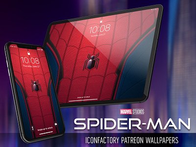 Spider-Man Wallpaper costume iconfactory ipad iphone macos marvel patreon peter parker spider man spiderman spidey super hero superhero wallpaper