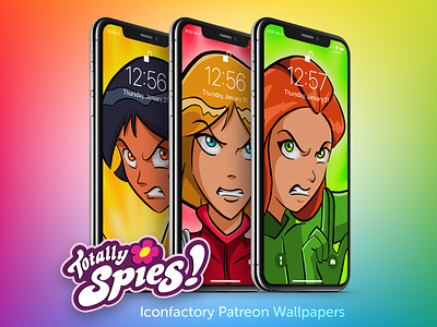 Totally Spies Wallpaper action animated animation anime canada cartoon children france girls iconfactory kids patreon spy television tv wallpaper