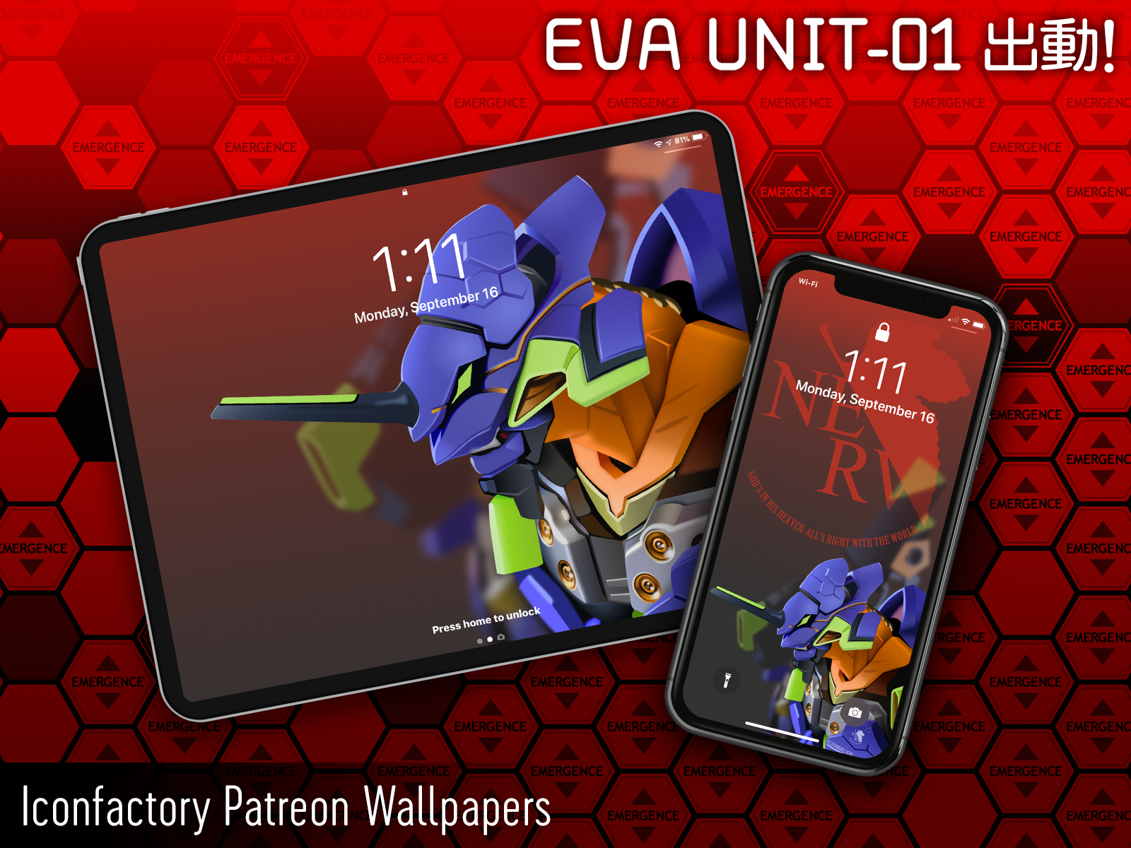 Evangelion Unit 01 Wallpaper By Iconfactory On Dribbble