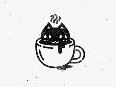 Latte Kitty Cat cat coffee latte