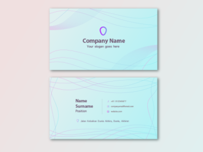 Name Card card company card design name card