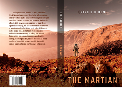 "The Martian" alternative book cover