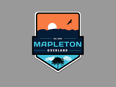 Mapleton Overland badge logo outdoor