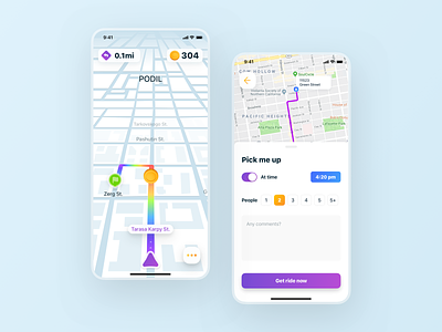 Ride Sharing iOS App