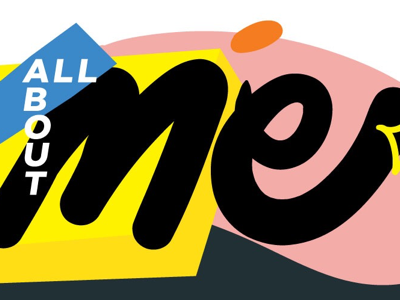 All about me abstract branding experiment illustration typography