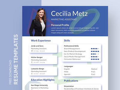 Marketing Resume Free Google Docs Template