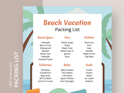 Suitcase Packing List Free Google Docs Template by Free Google Docs ...