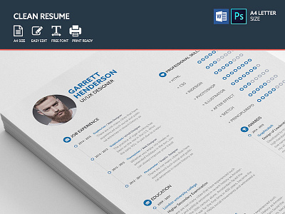 Professional Resume Free Google Docs Template