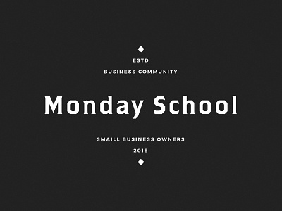 Monday School Logotype