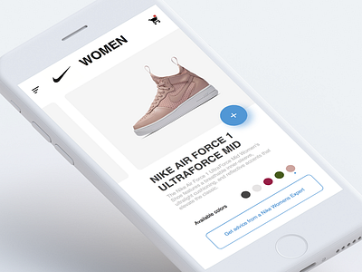 Nike Air iOS app concept