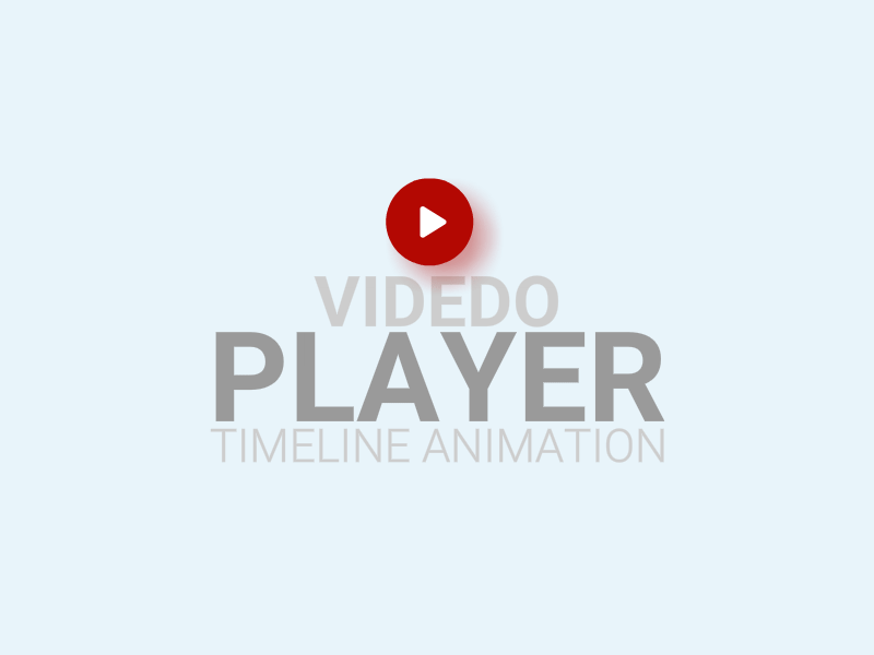 Play Video UI element in motion