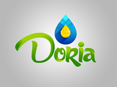 Doria Logotype branding gmarellile gold logo logotype mockup mongi ayouni oil tunisia