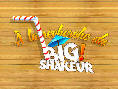 A la recherche du big shakeur advergame branding facebook gmarellile juice logotype milkshake mongi ayouni