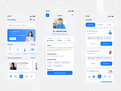 Health Mobile App appointment doctor app health consultations health home page ui health mobile app ios app design medical care medical check app mobile app ui ux