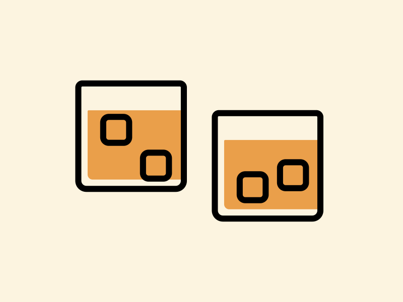 Cheers! animation cheers glasses illustration whiskey