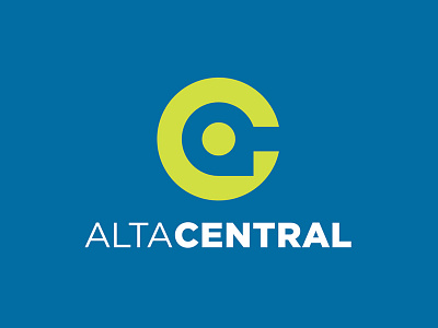 Alta Central branding logo monogram