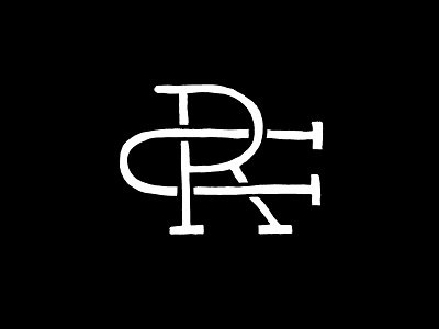 Ruff Contender Monogram apparel branding graphic design illustration lettering monogram rc typography