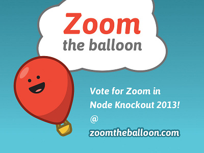 Zoom the Balloon is ready!! balloon game node node knockout zoom