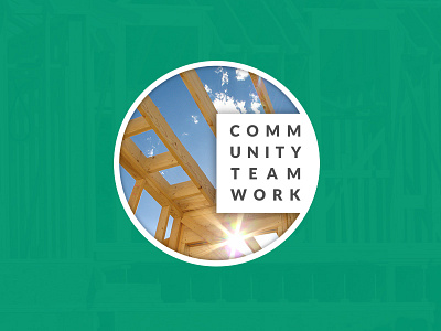 Community Teamwork Logo branding logo non profit photography