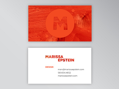 Mars Identity - Business Card business card identity logo mars personal spot uv