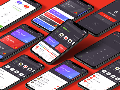 Alfa-Bank app / new updates alfa-bank app bank design ios minimal mobile redisign ui ux