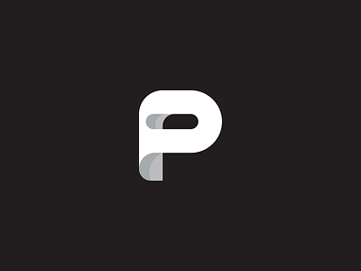 Letter P art branding illustration letter logo mark minimal monogram p symbol typography vector