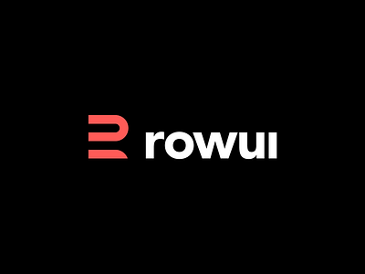 Rowui logo design