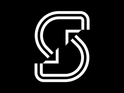 Letter S with arrows brand branding design hire icon illustration letter lettering letters logo logodesigner mark minimal modern symbol ui vector