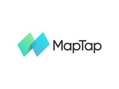 Maptap logo art branding design gradient icon illustration illustrator logo mark minimal symbol vector