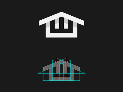 Wagner Estate branding construction estate grid home icon illustration illustrator logo mark minimal realestate symbol vector