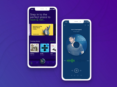 Music App - Concept figma mobile ui music app ui ux uidesign