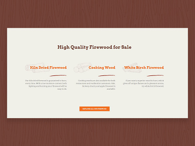 Firewood Web Design firewood icons illustration sketch web design
