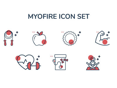 Myofire Icons icons modern workout