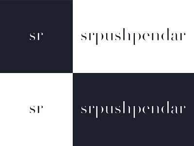 srpushpendar - Lettering Logo for me icon logo minimal type typography