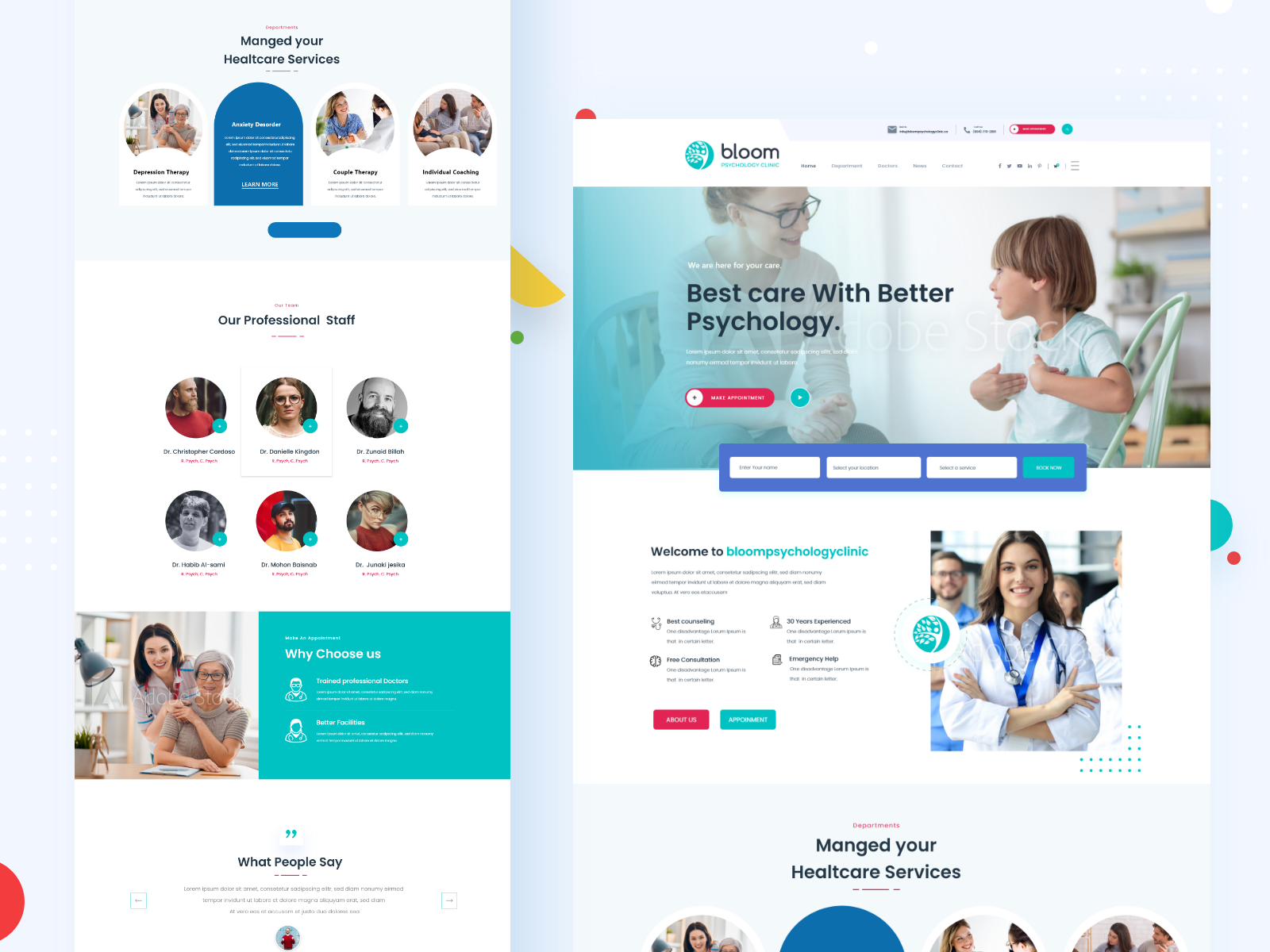 Psychology Website Exploration2 by Madhu Miah on Dribbble