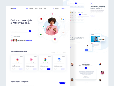 Job Finder Web Exploration By Madhu Mia For Isketch Studio On Dribbble