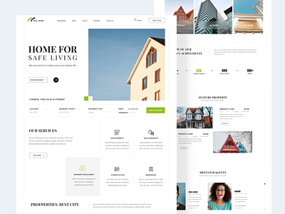 Real Estate Web Design Exploration app architecture booking designer dribbble best shot home home page landing page madhu mia minimalist property pupuler shot real estate agency realestate search trendy typography ui ux web
