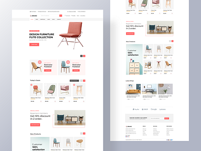 Furniture Ecommerce Web UI app best shot branding cart chair designer ecommerce ecommerce shop furniture furniture app minimal popular shot product design product designer shop uiux web website