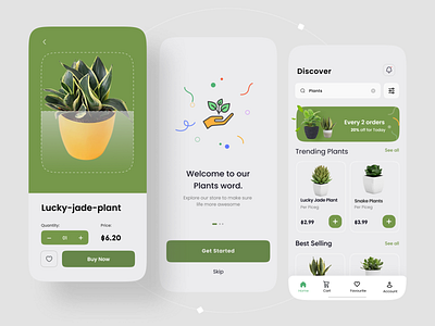 Plants Shop App UI Design