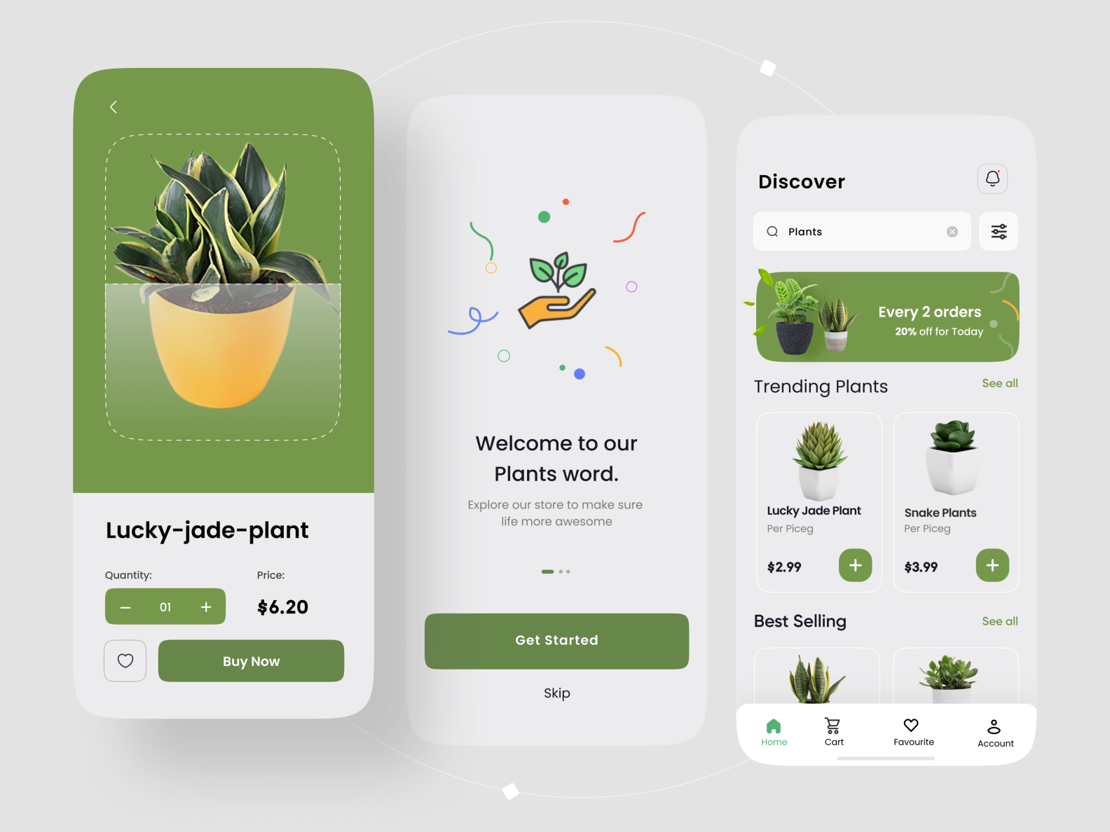 Plants Shop App UI Design by Madhu Miah on Dribbble