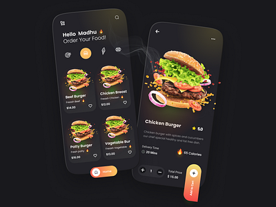 Food Delivery App UI