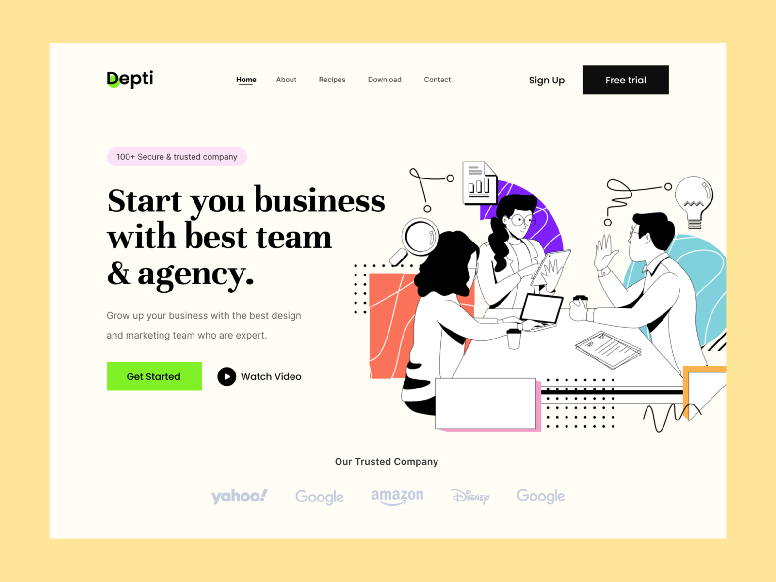 Agency Website Design UI agency business agency landing page agency website app designer best design illustration madhu mia marketing agency website popular shot product design service website trendy ui uiux visual design web designer