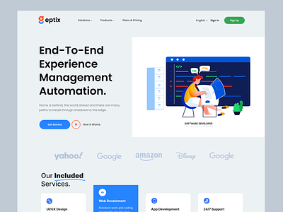 Automation Management Website UI