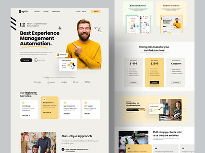 Agency Landing Page UI